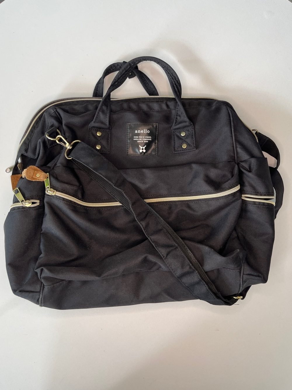 Anello Backpack Convertible Crossbody Bag  Medium Black - great condition